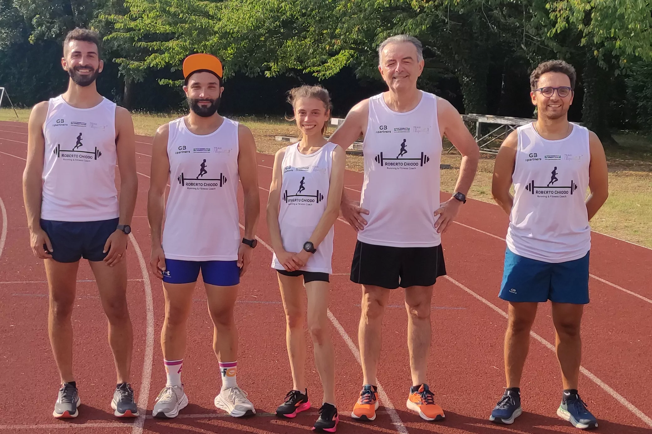 Foto di gruppo in pista 2